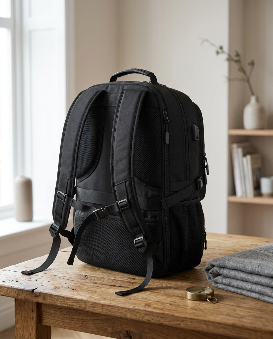 Expandable Travel Backpack 60L – Carry-On Rucksack