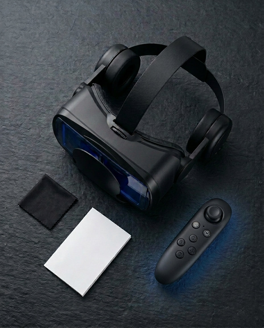 VR Headset with Built-In Headphones | ImmersaView Pro