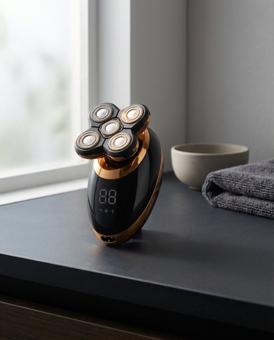 Men's Rotary Shaver – Waterproof Wireless Trimmer