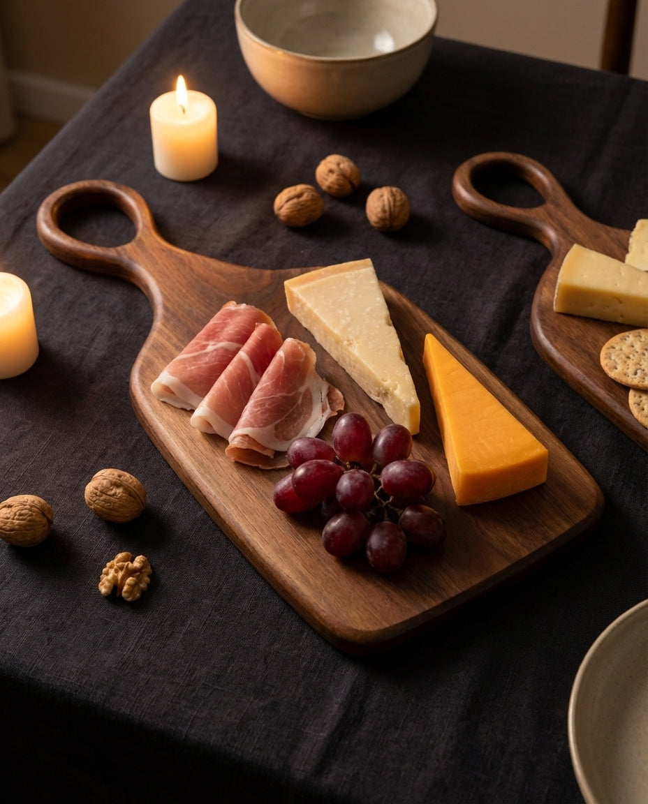 Walnut Cutting Board Set – Dual-Sided Wood Boards