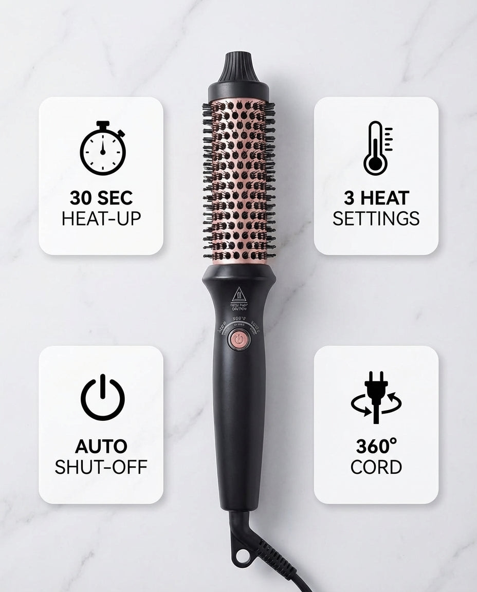 BlowoutPro | 3-in-1 Thermal Styling Brush