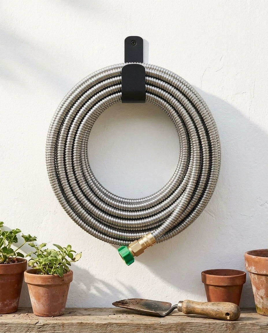 Stainless Steel Garden Hose | Brass Connector – 30 m