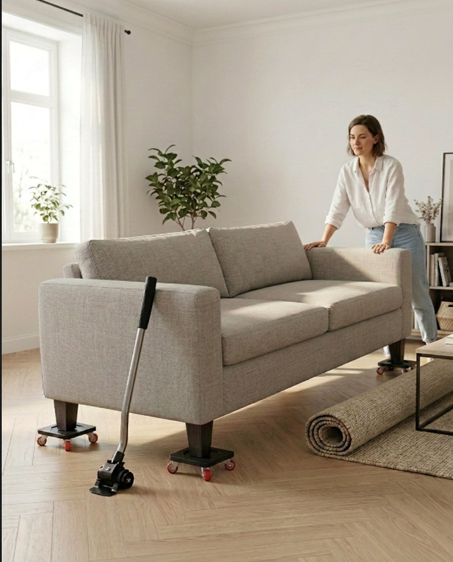 Heavy Furniture Mover Kit | Lift & Slide Up to 500 kg