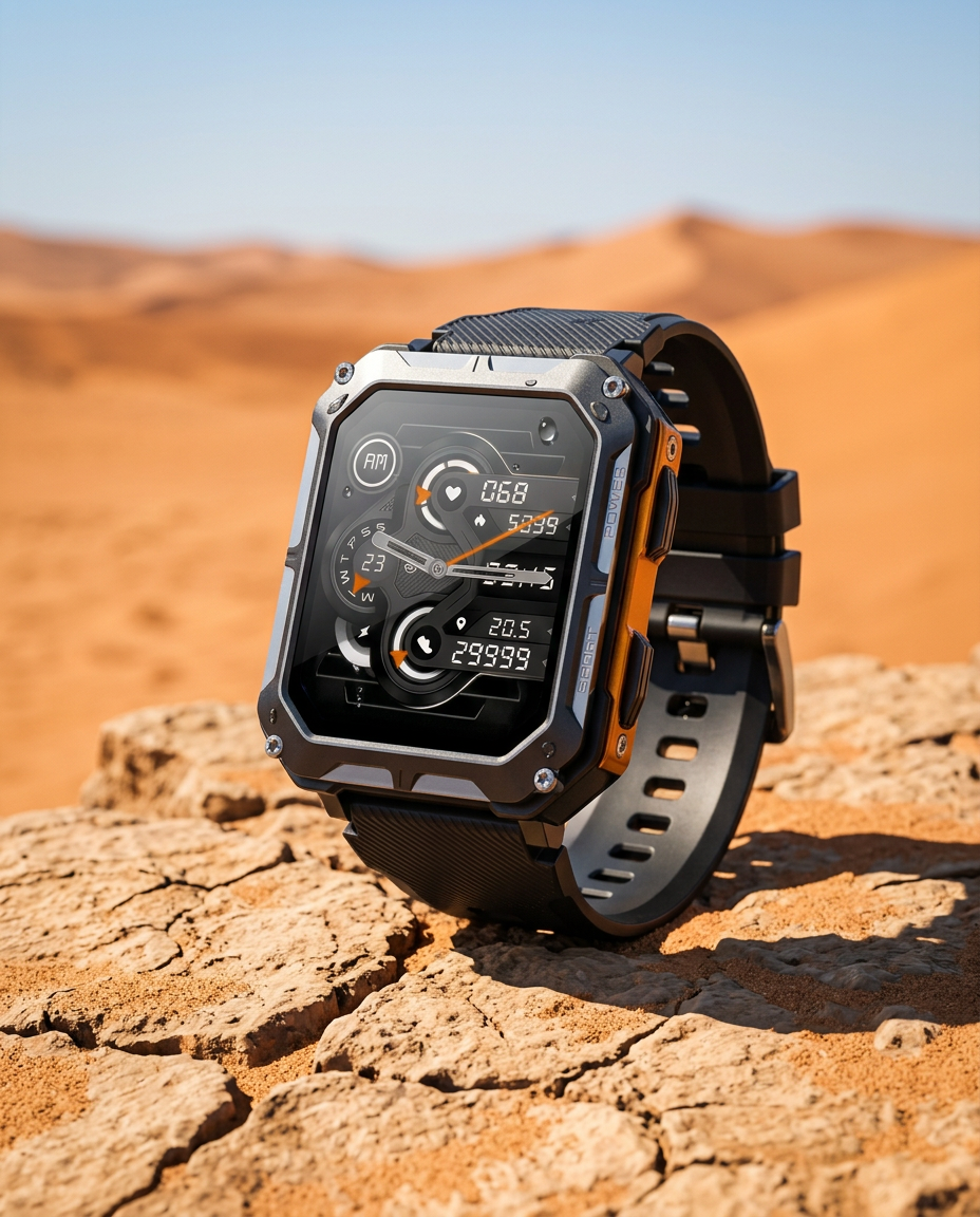 Rugged Smart Watch | Outdoor Tactical Sport Smartwatch