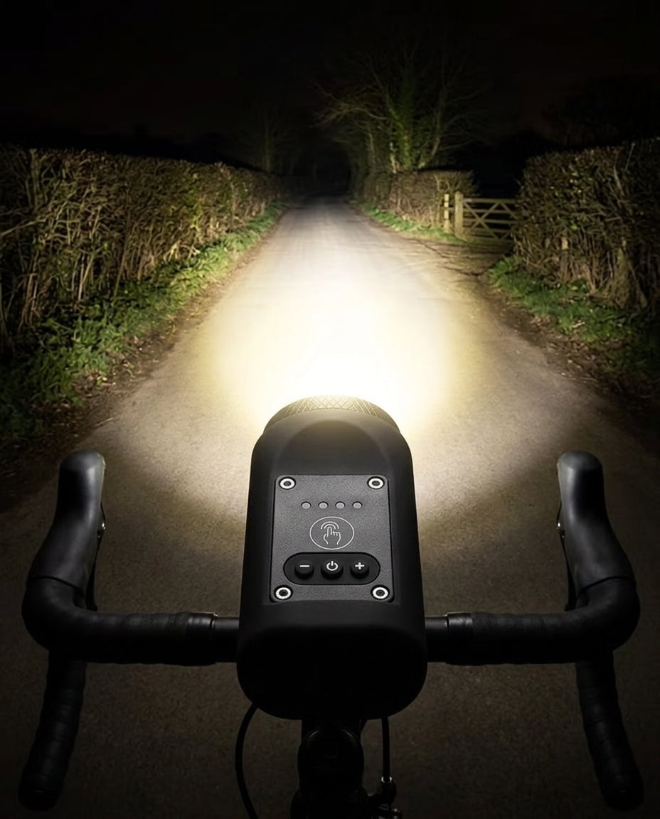 StreetGuard Cycle Beacon | 110dB Horn & COB Headlight in One