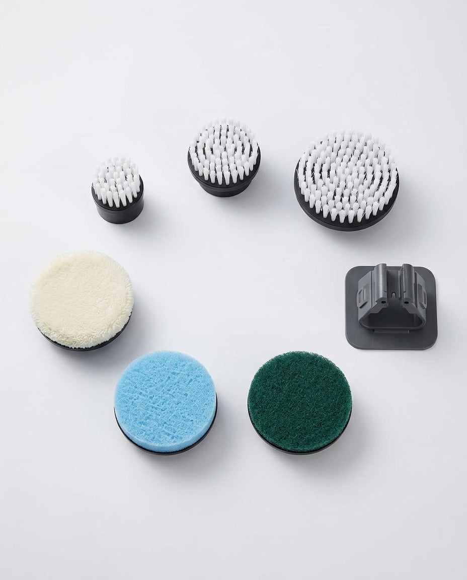 Electric Spin Scrubber with 7 Attachments | Cordless
