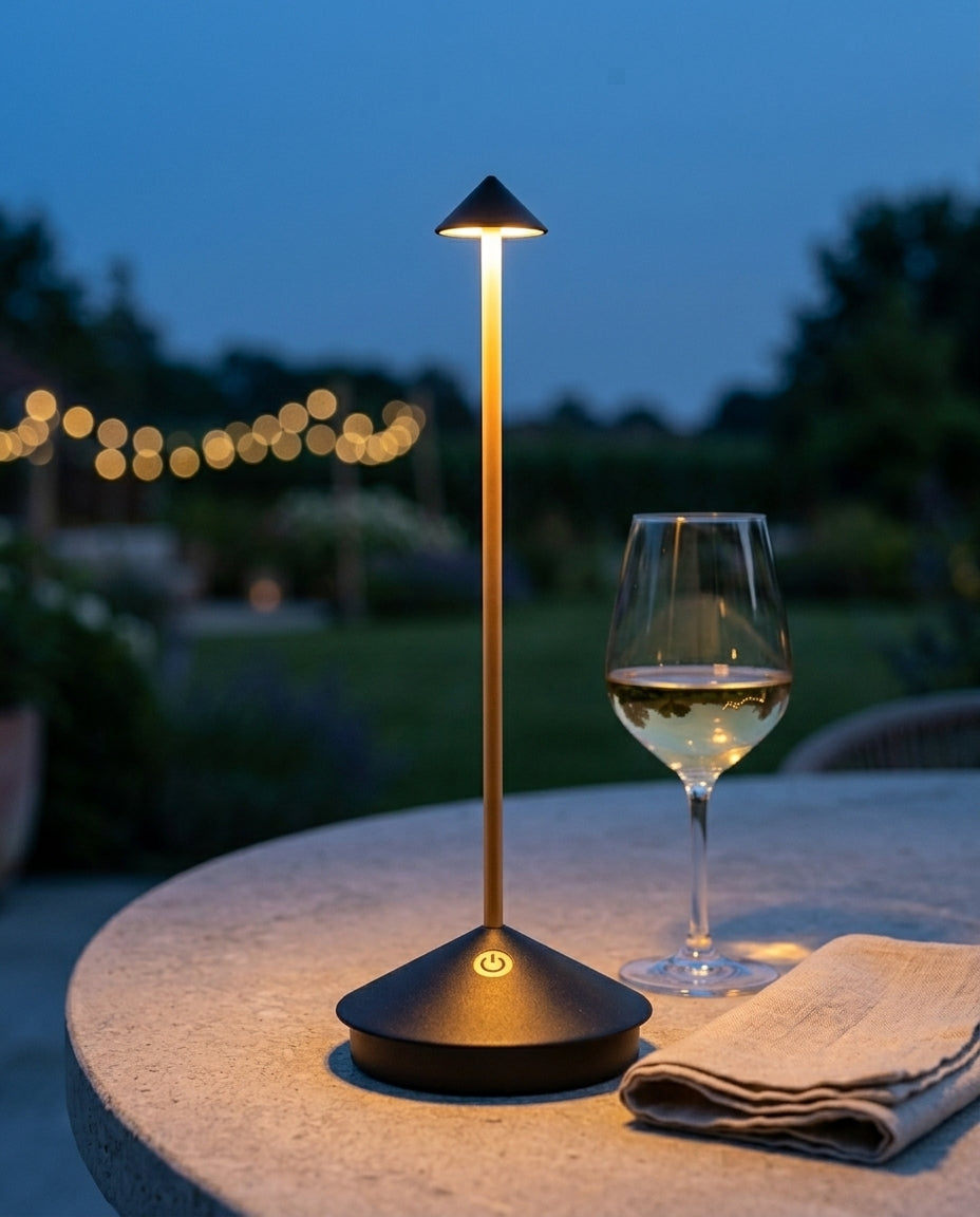 Wireless LED Table Lamp – Dimmable & Rechargeable | LumiSlim