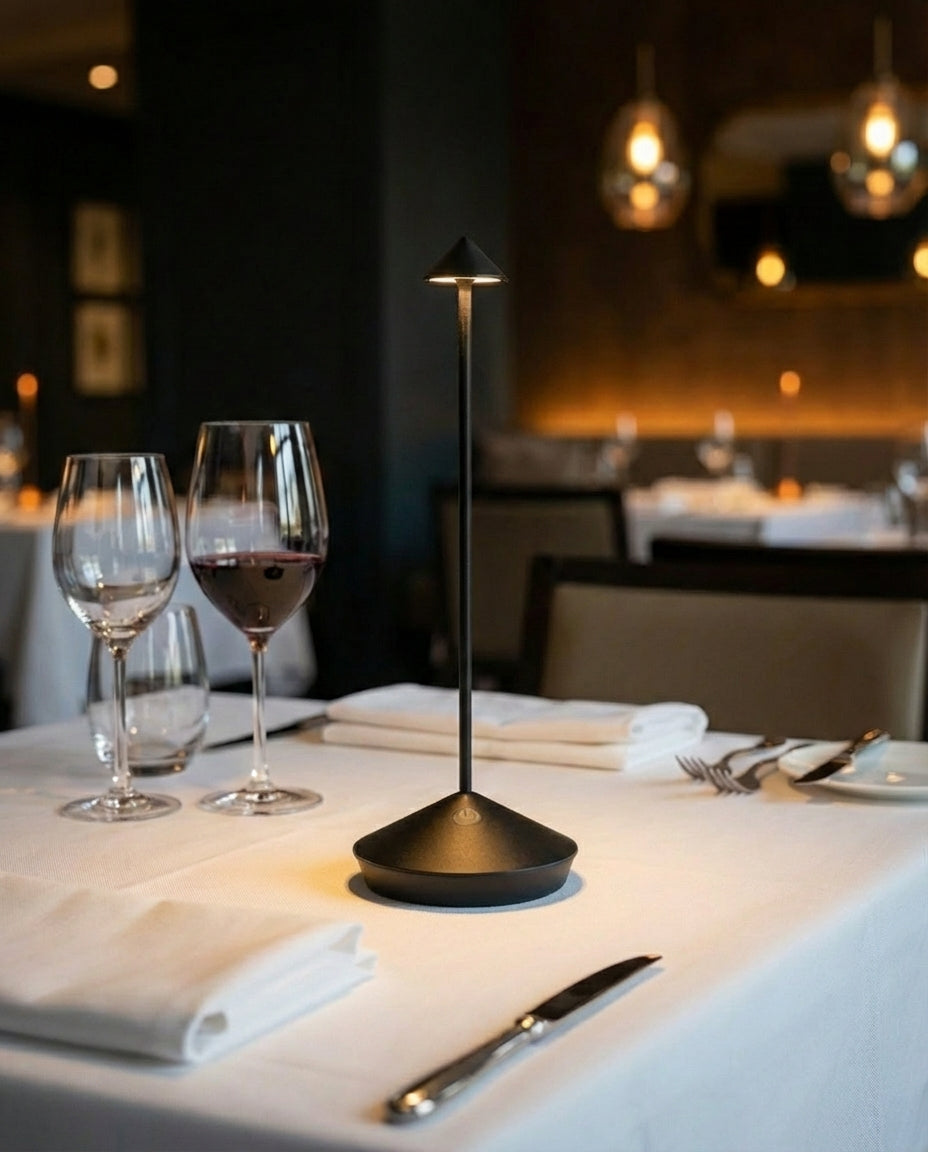 Cordless LED Table Lamp | Dimmable, Waterproof, Rechargeable