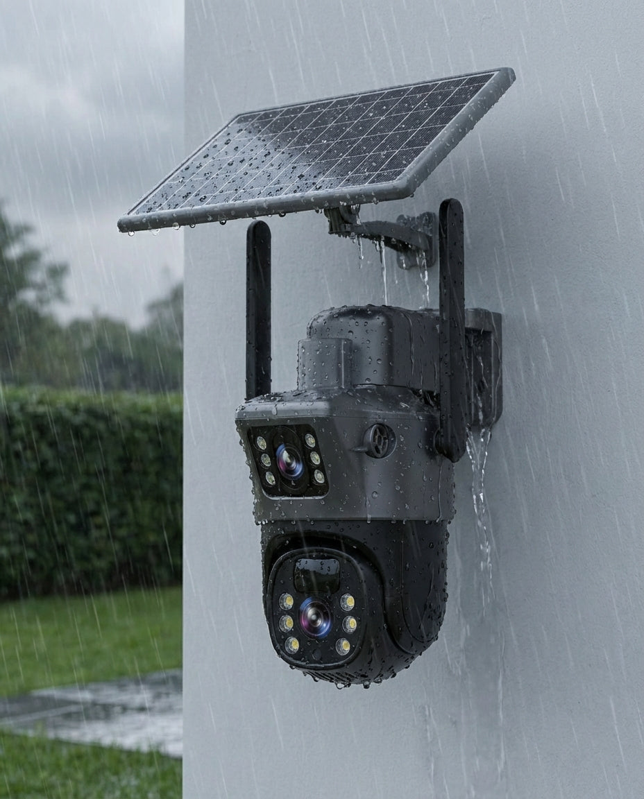 Solar Wireless Security Camera 4K | SolarVision Pro
