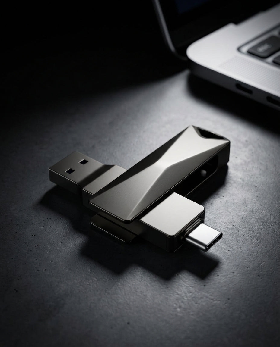 VaultDrive SwiftVault | USB Stick — Dual USB-C & USB-A