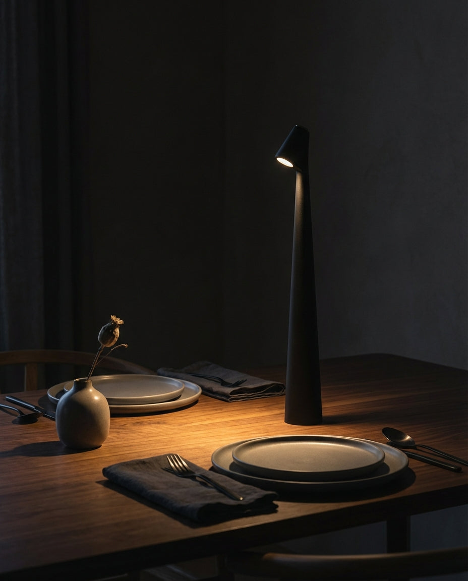 Cordless LED Table Lamp | Nordic Design | Touch Dimmer
