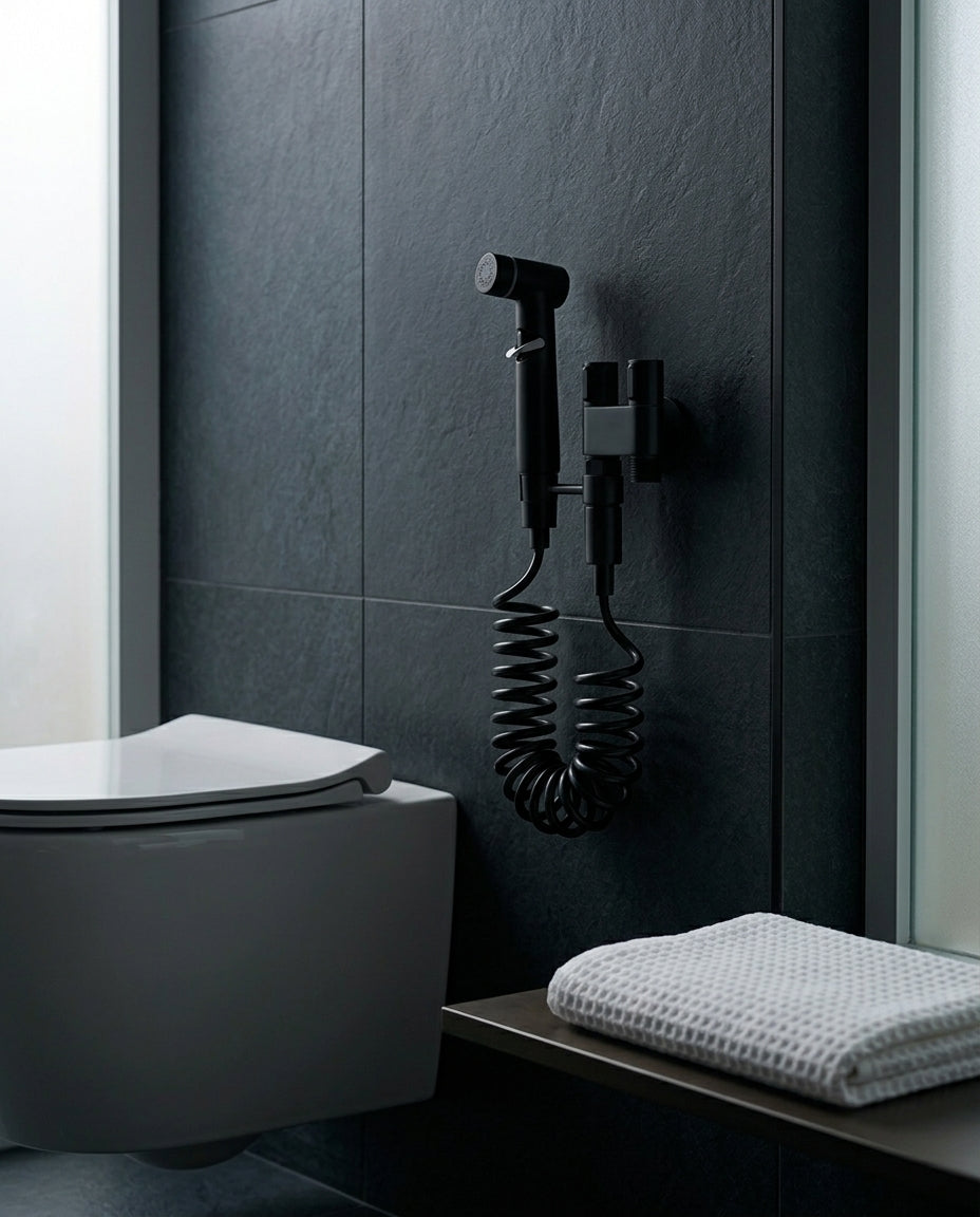 High-Pressure Bidet Sprayer | Wall-Mounted Toilet Spray Jet