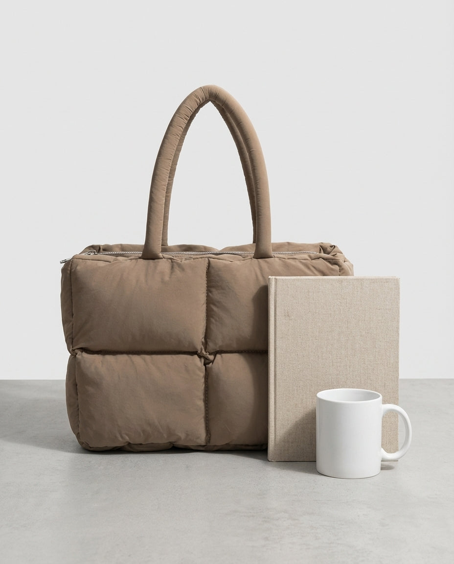 Puffer Shoulder Bag | Lightweight Everyday Carry – Cloud