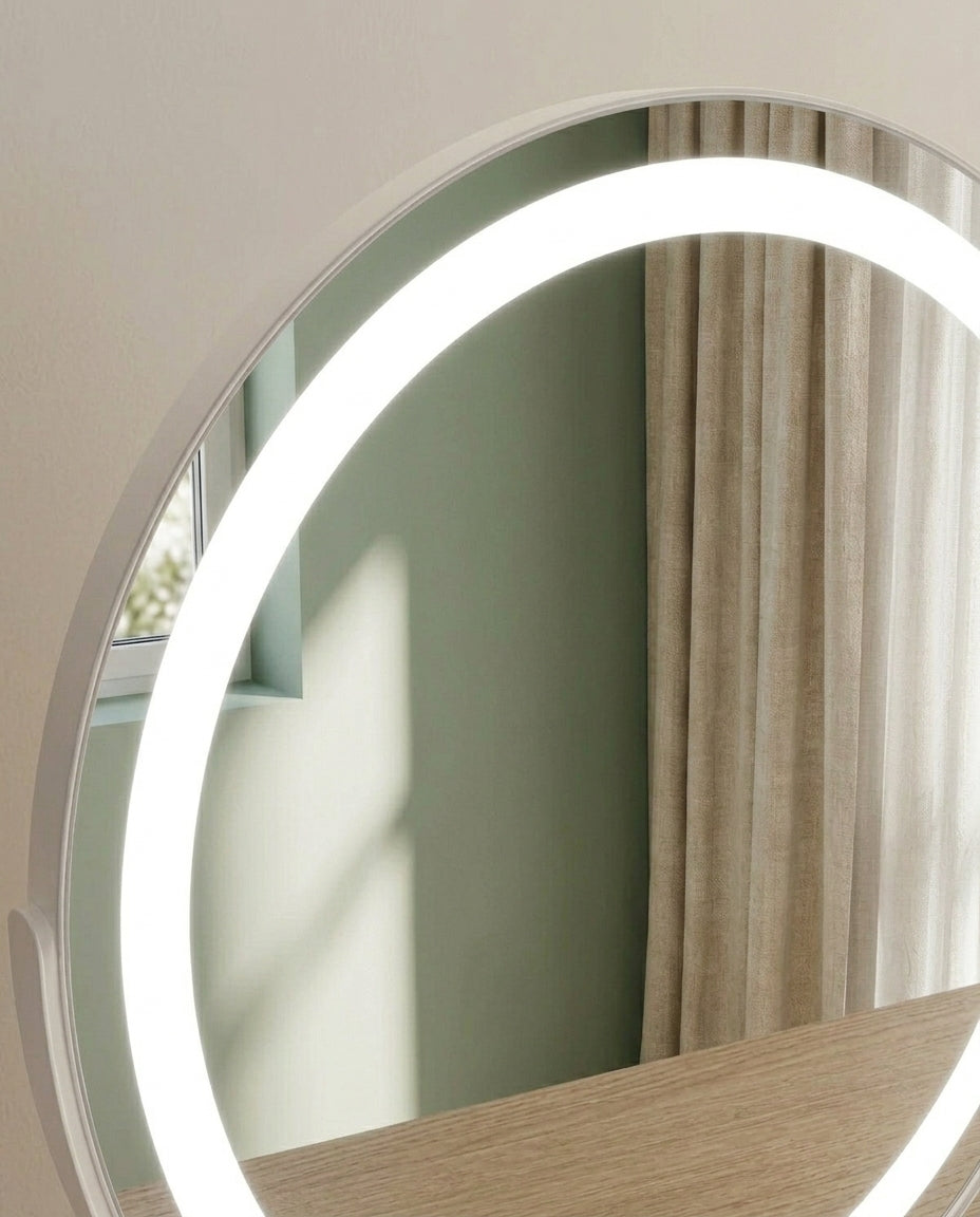 LED Makeup Mirror with Touch Control | Lumi Glow