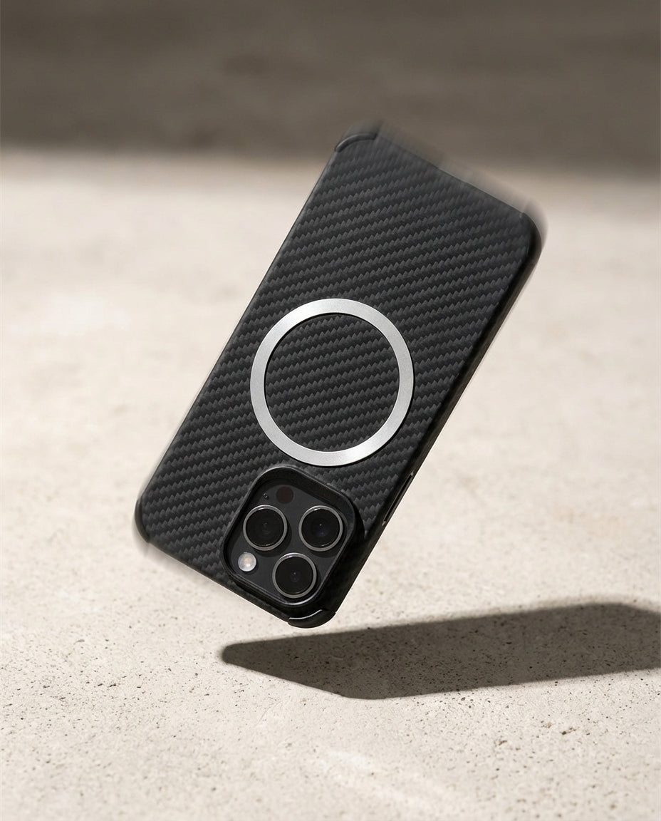 MagSafe Wallet Phone Case | CarbonShield Folio