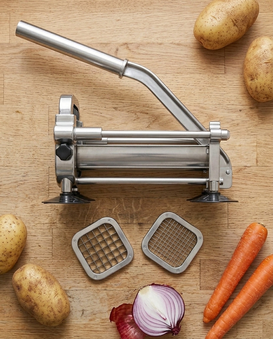 French Fry Cutter – Stainless Steel Vegetable Slicer
