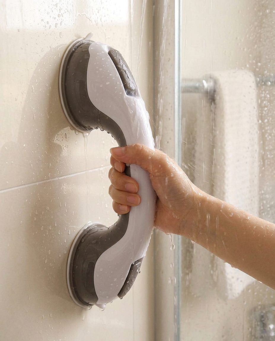 Grab Bar for Bathroom | Suction Cup Safety Handle