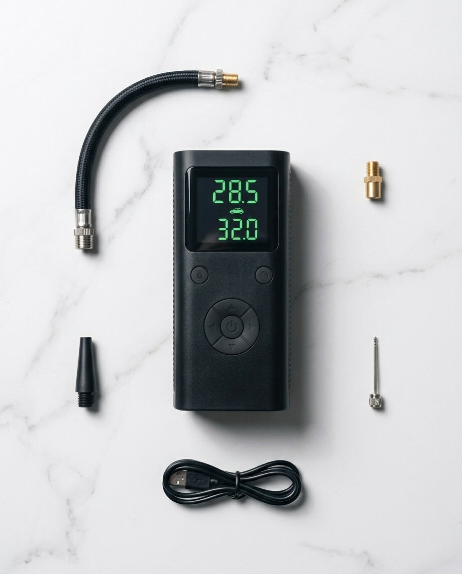 Portable Tyre Inflator with Digital Display | PumpMate Go