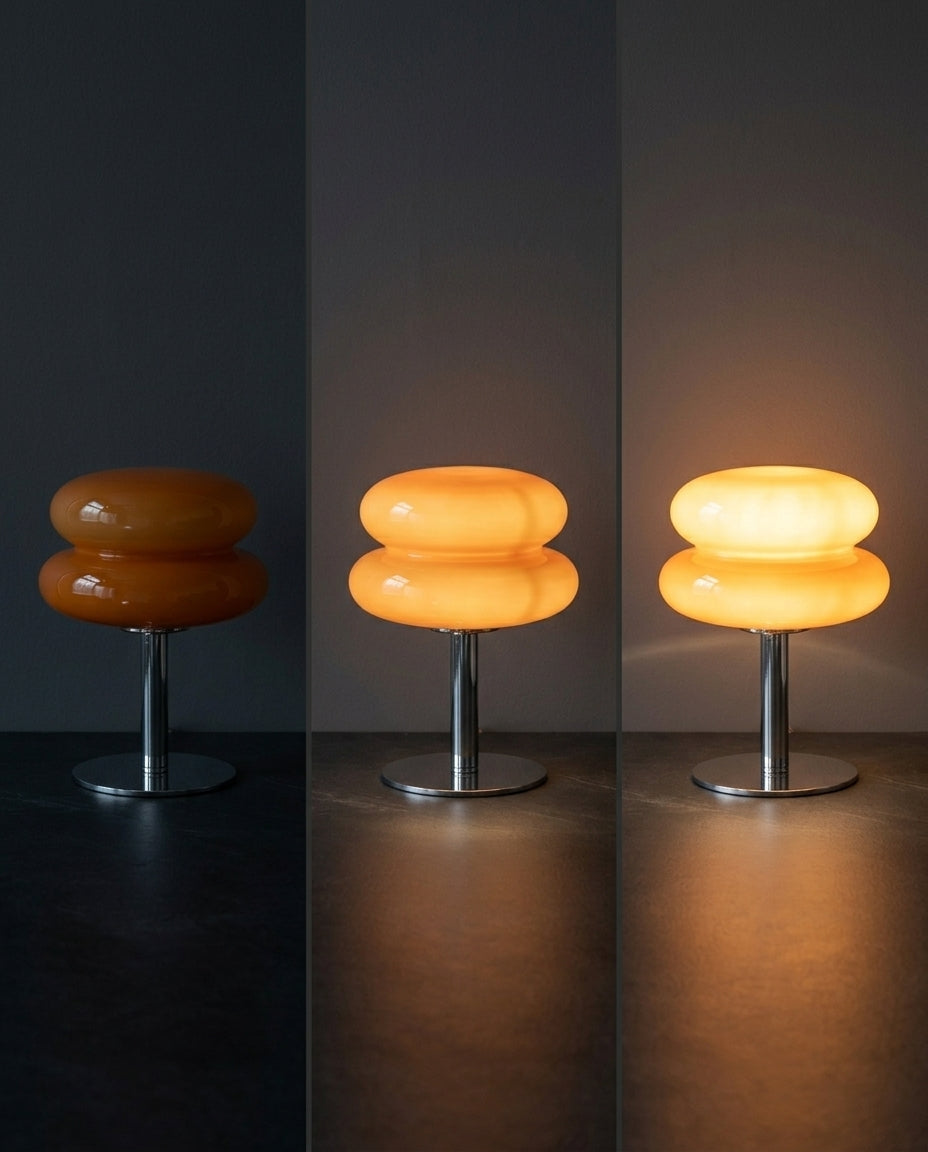 LED Bauhaus Table Lamp | Retro Orb Glow Desk Light