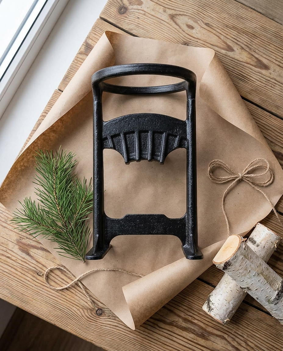 Cast Iron Log Splitter | Manual Wood Splitting Tool