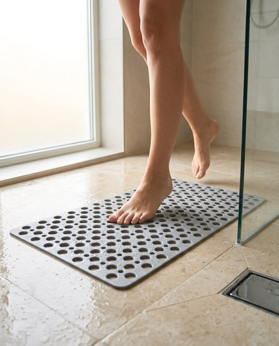 Anti-Slip Shower Mat | DrainFlow Non-Slip Bath Mat