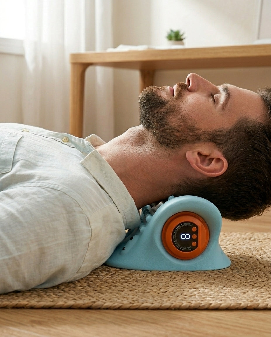 EMS Neck Massager | Deep Muscle Relief & Heat Therapy