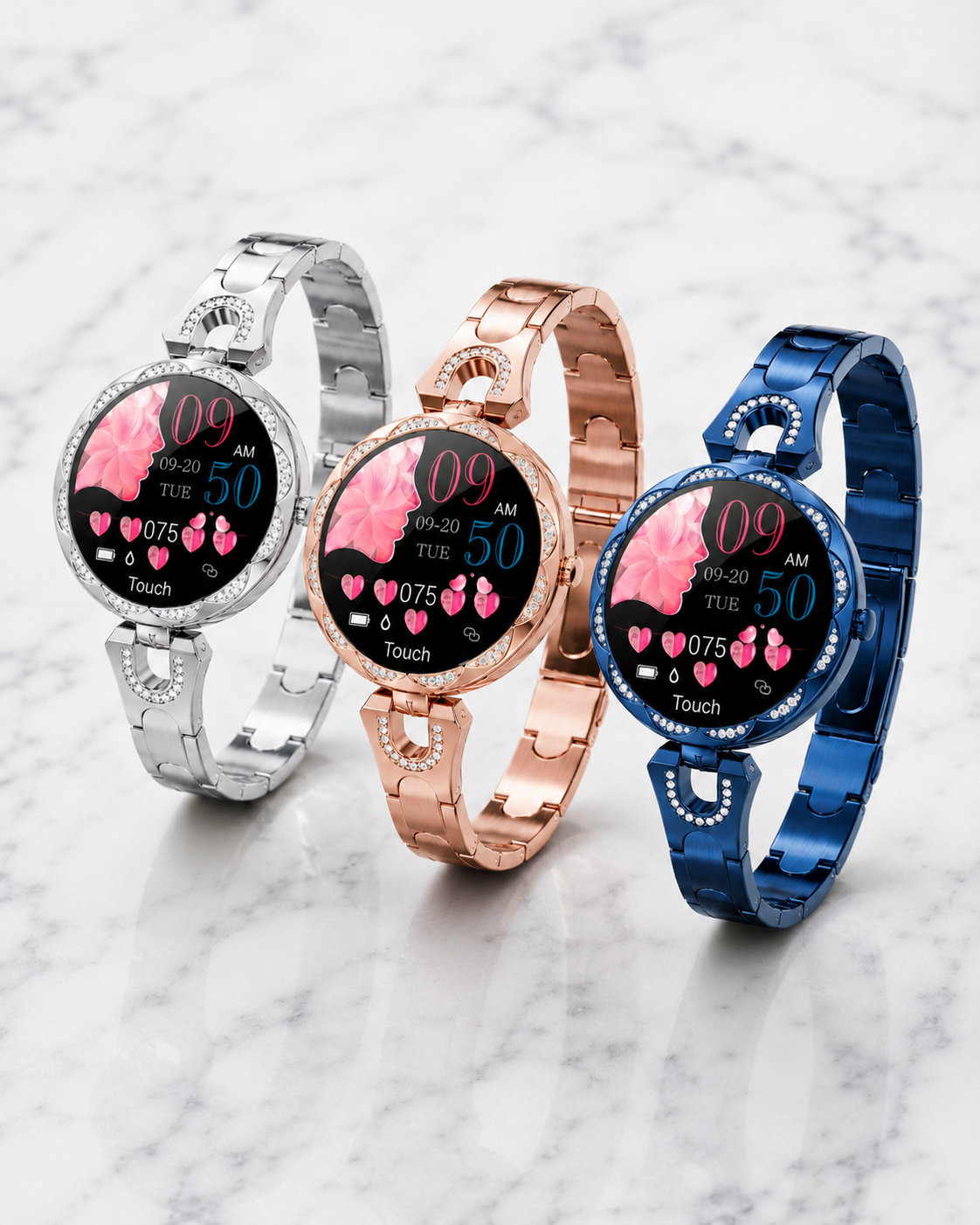 Ladies Fitness Smartwatch | Waterproof | Heart Rate Tracker