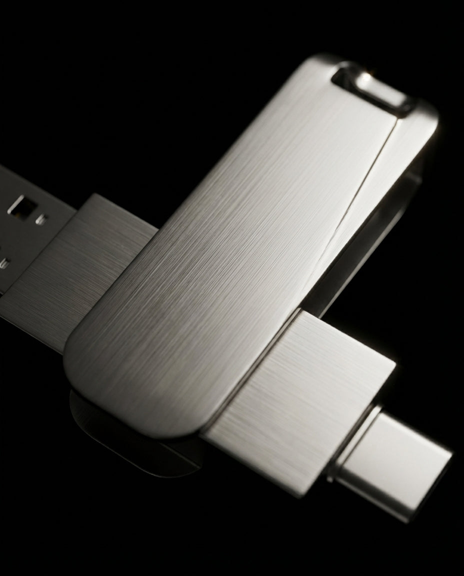 VaultDrive SwiftVault | USB Stick — Dual USB-C & USB-A