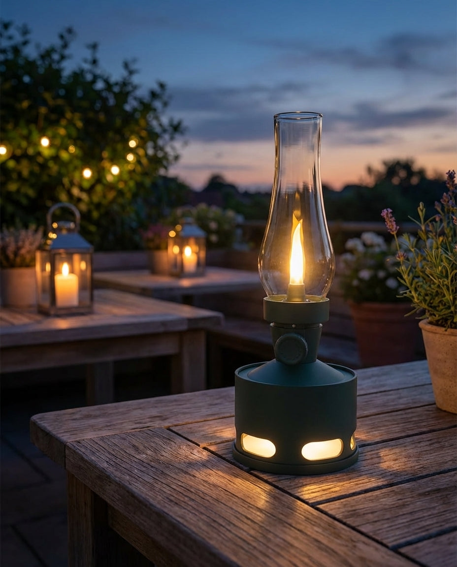 Rechargeable Vintage LED Lantern – WickGlow | USB-C