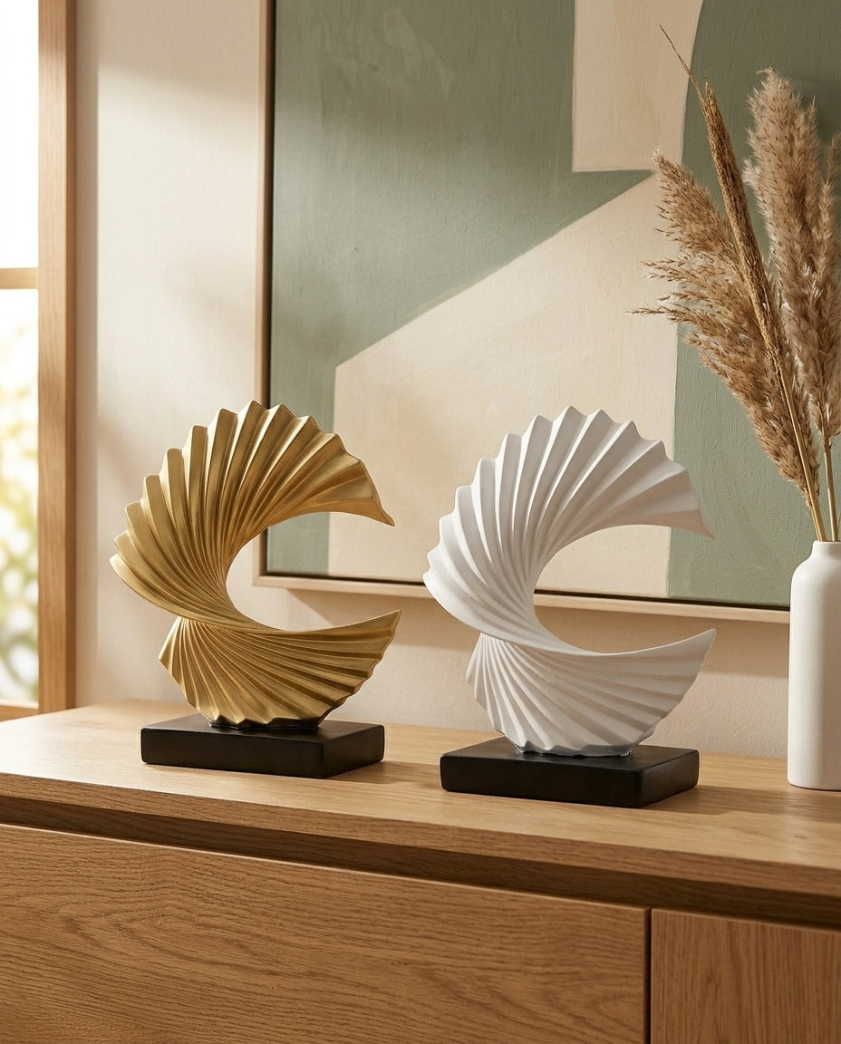 Half Moon Sculpture | Elegant Home & Office Décor