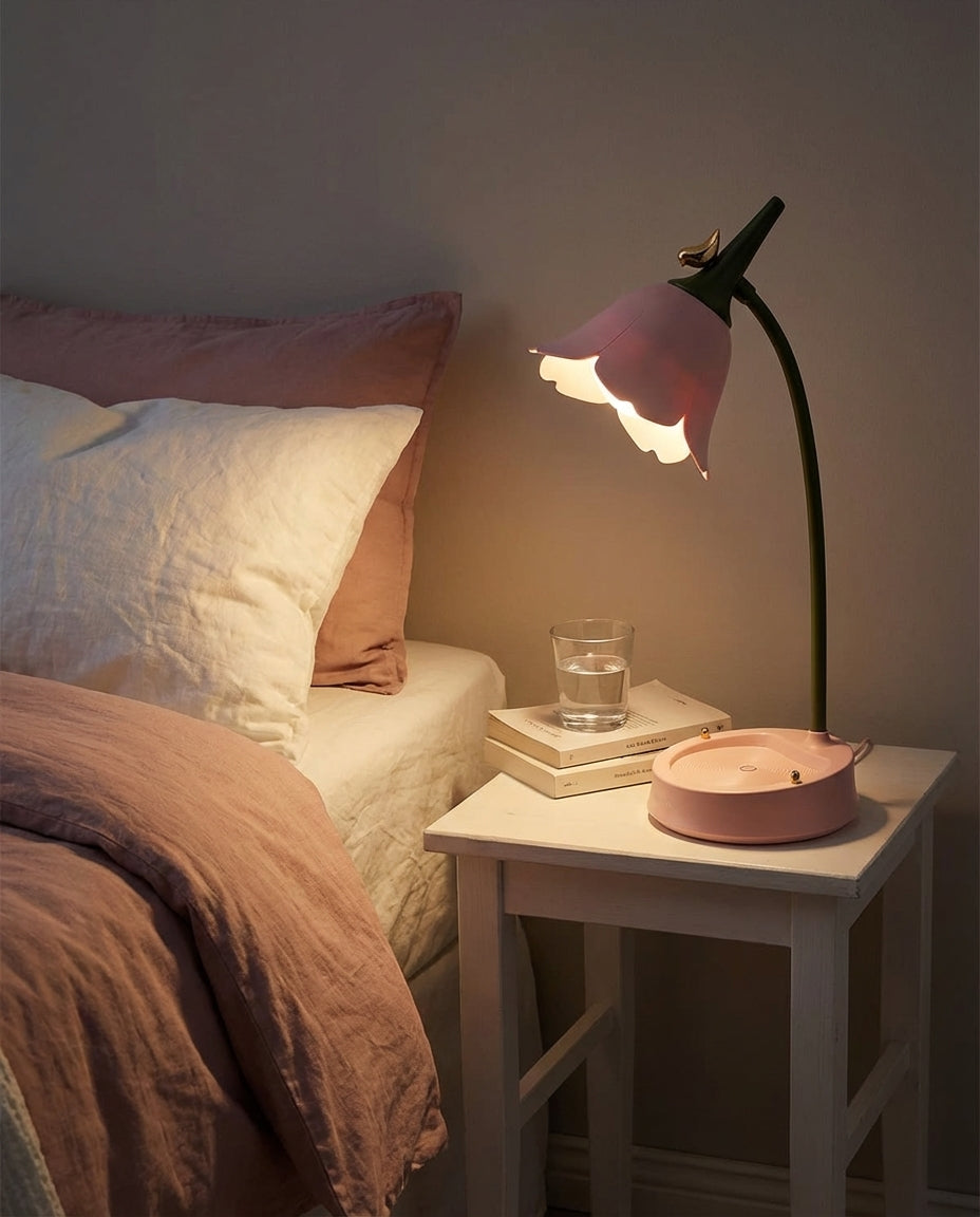Flower Desk Lamp | Petal Night Light – Touch & Dimmable LED