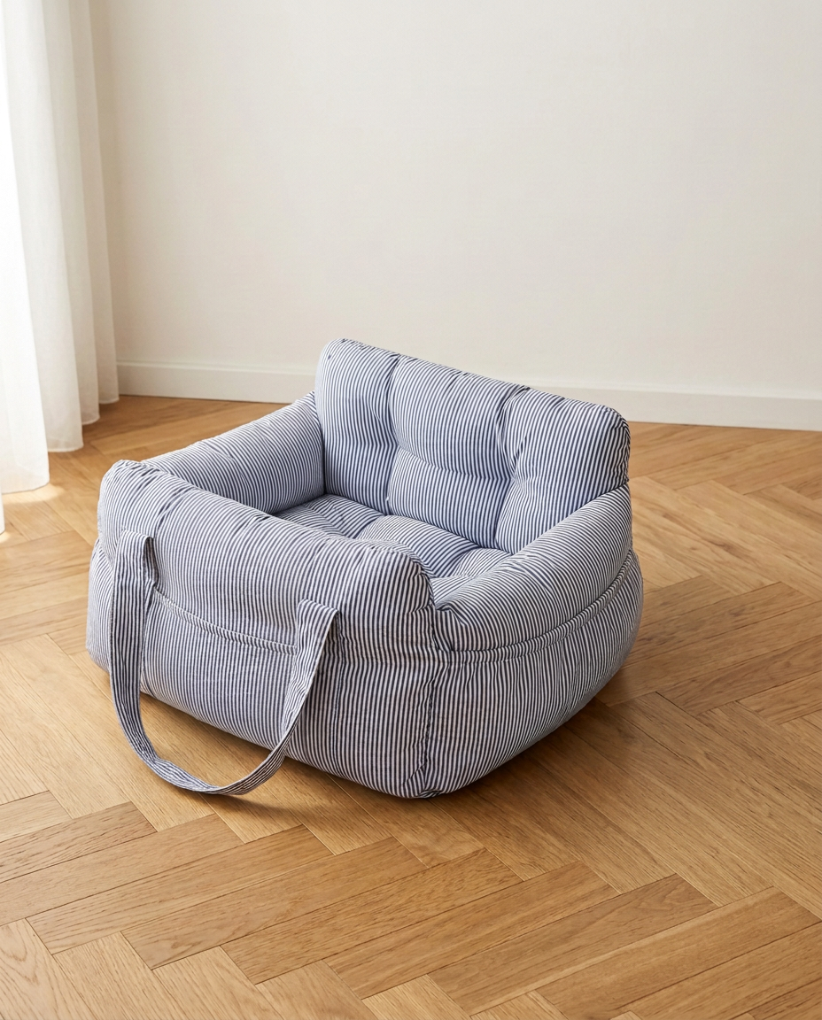 Dog Car Seat Bed | Cosy Ride Bolster – Safe & Washable