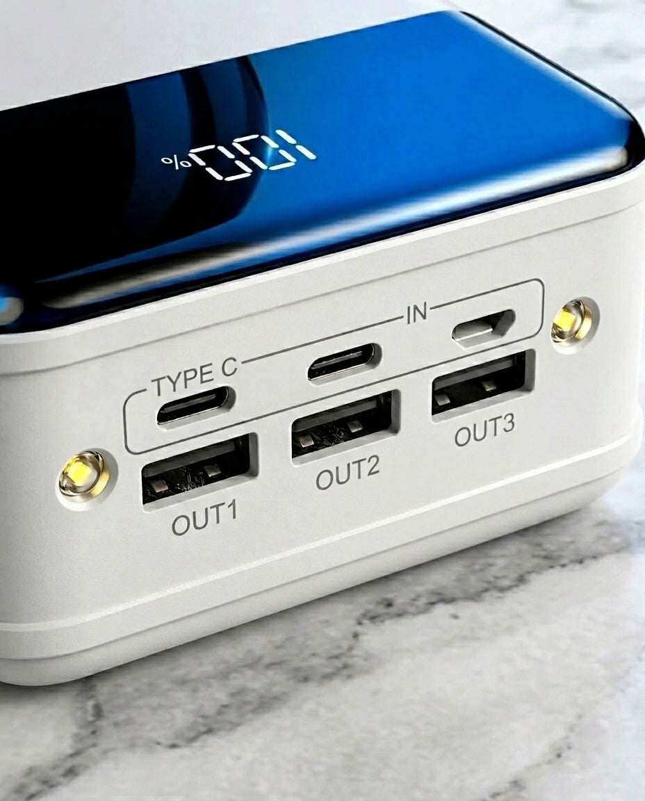 50,000mAh Power Bank | Fast Charge Phones, Tablets & Laptops