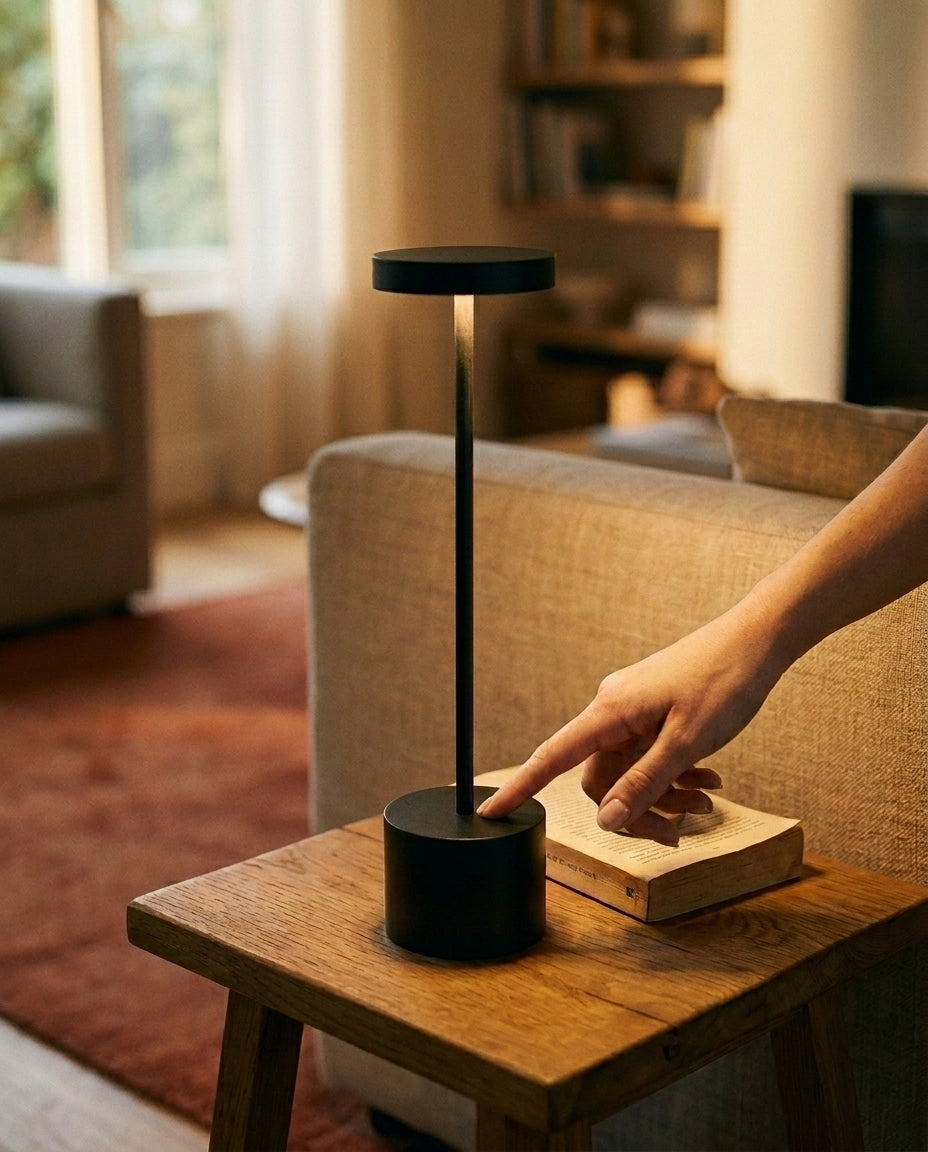 Rechargeable LED Table Lamp | Touch Dimming – Lumara