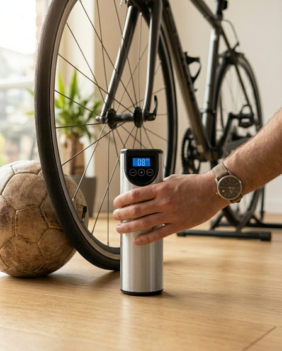 Portable Electric Air Compressor | Digital Pressure Display