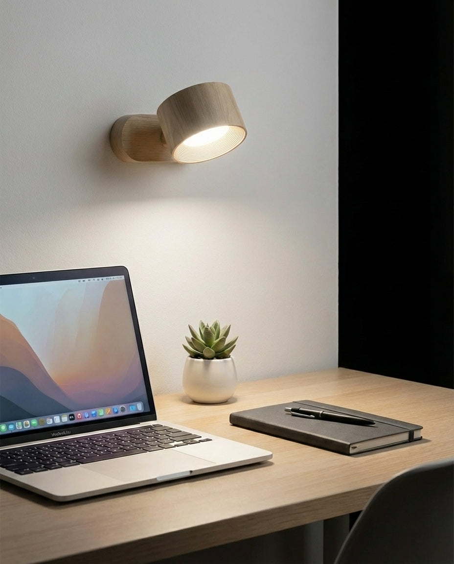 Wireless Rechargeable Wall Light | 360° Dimmable Spotlight