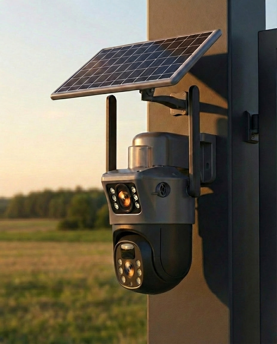 Solar Wireless Security Camera 4K | SolarVision Pro
