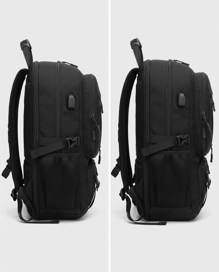 Expandable Travel Backpack 60L – Carry-On Rucksack