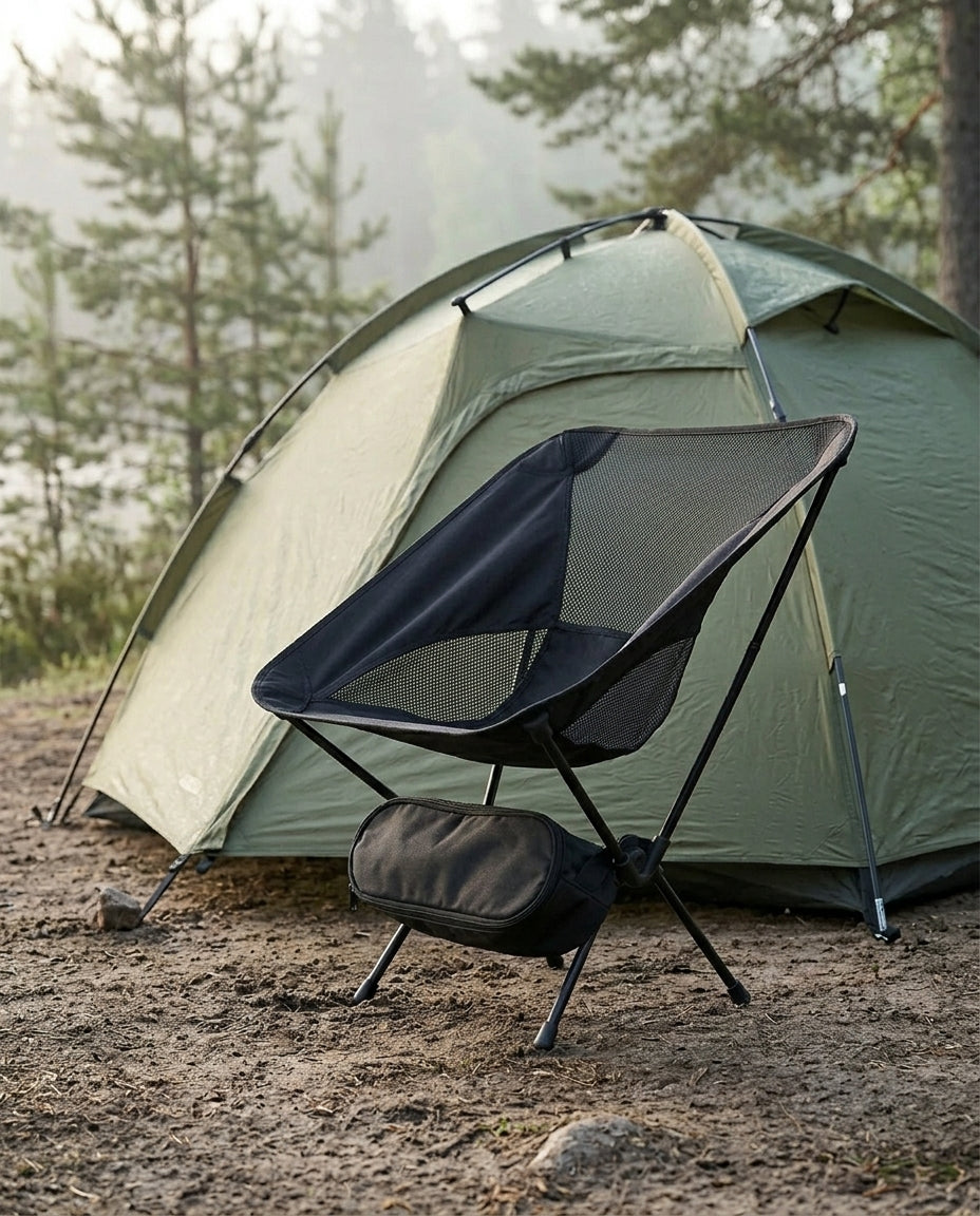 Foldable Camping Chair | Lightweight Backpack Beach Seat