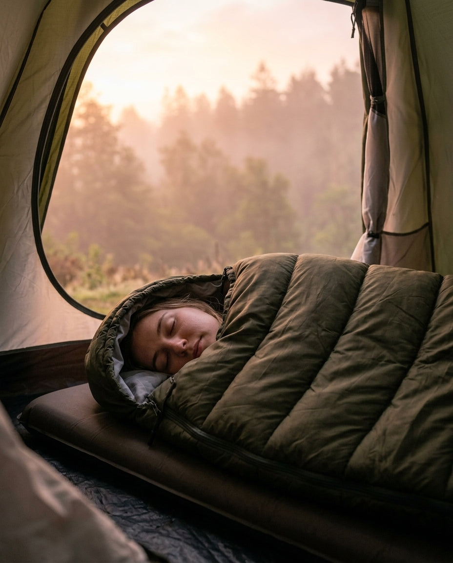 Insulated Camping Sleeping Bag – Lightweight 4-Season