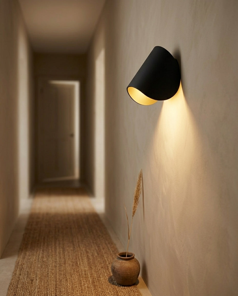 Colour-Changing LED Wall Light | Modern Brushed Design