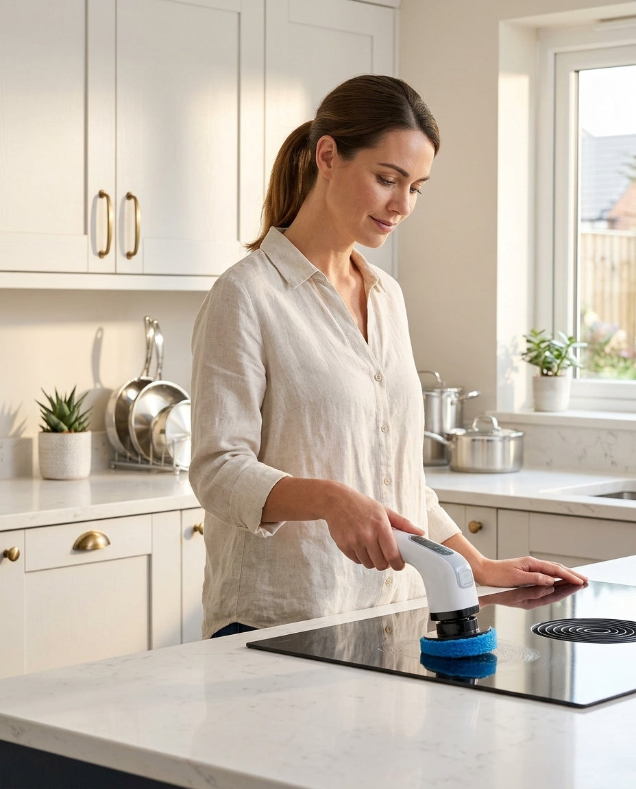 Electric Spin Scrubber with 7 Attachments | Cordless