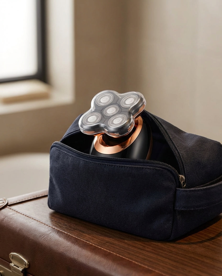 Men's Rotary Shaver – Waterproof Wireless Trimmer