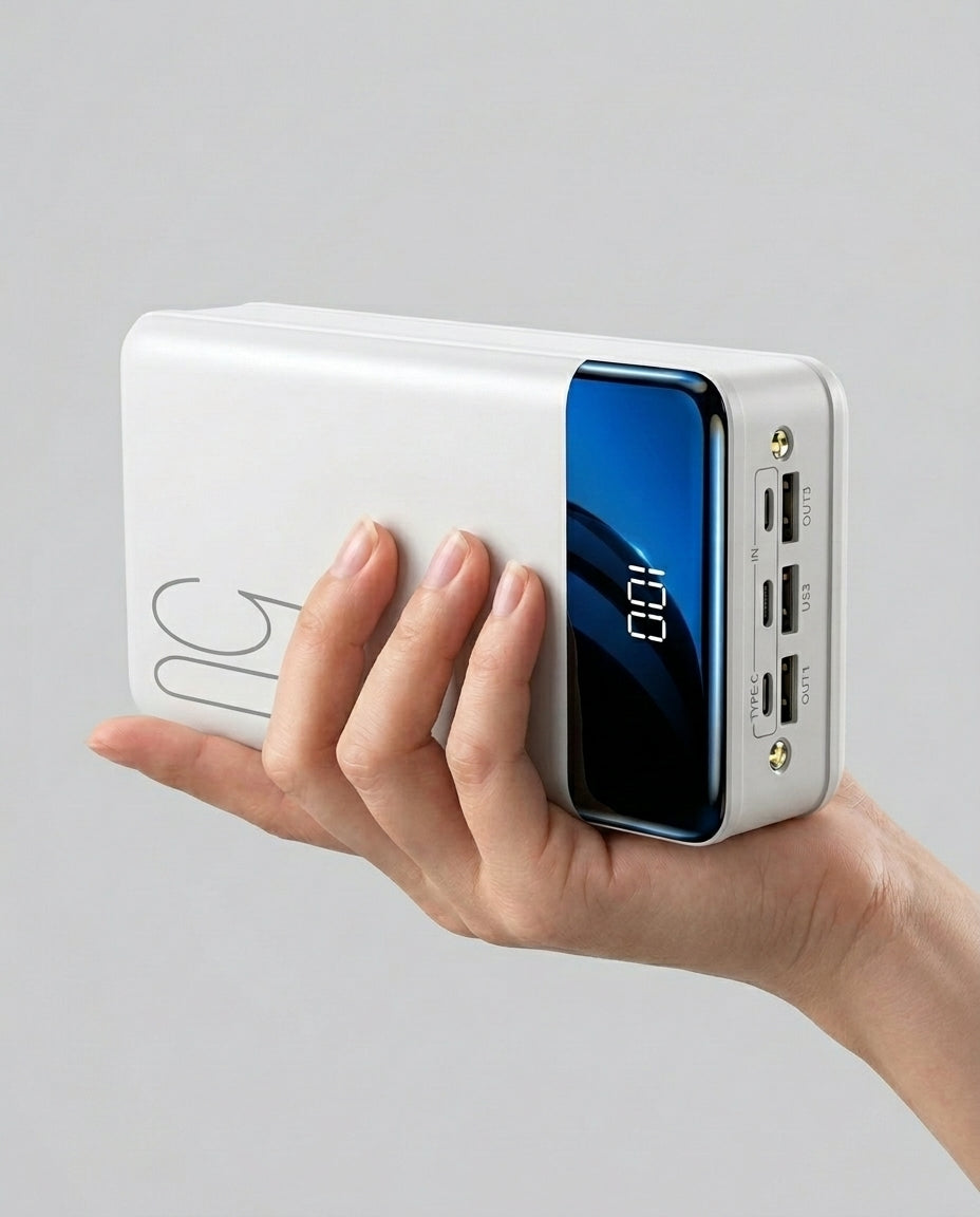 50,000mAh Power Bank | Fast Charge Phones, Tablets & Laptops