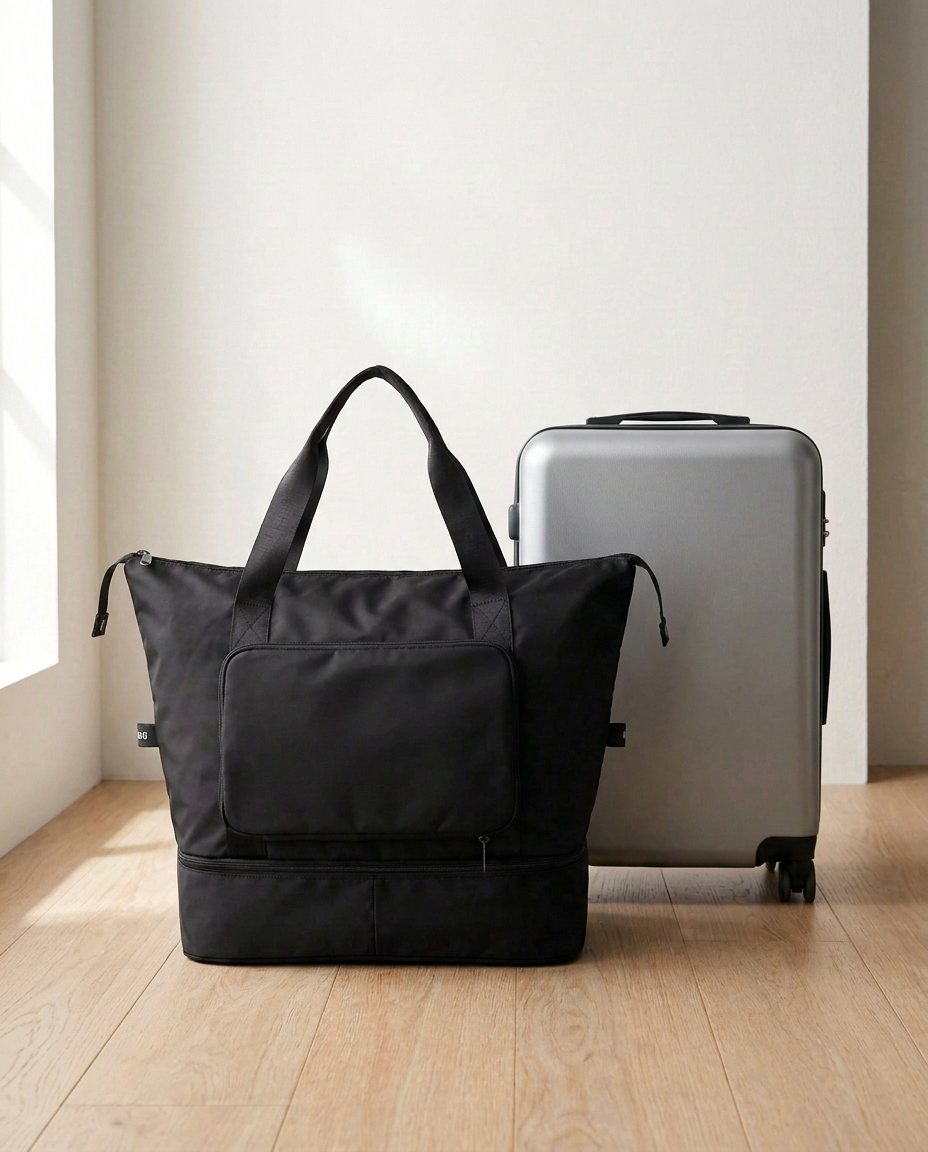 Foldable Travel Bag – Large Expandable Weekend Holdall