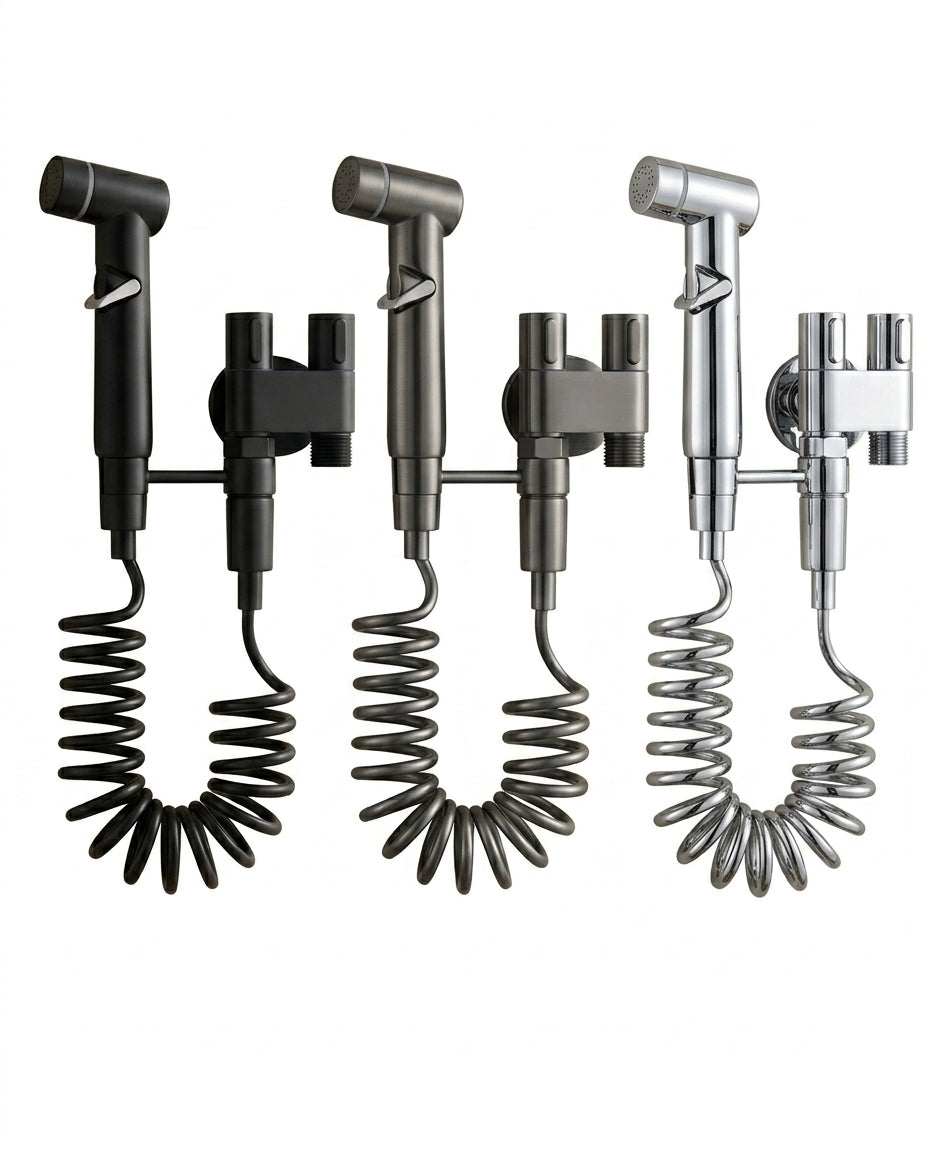 High-Pressure Bidet Sprayer | Wall-Mounted Toilet Spray Jet