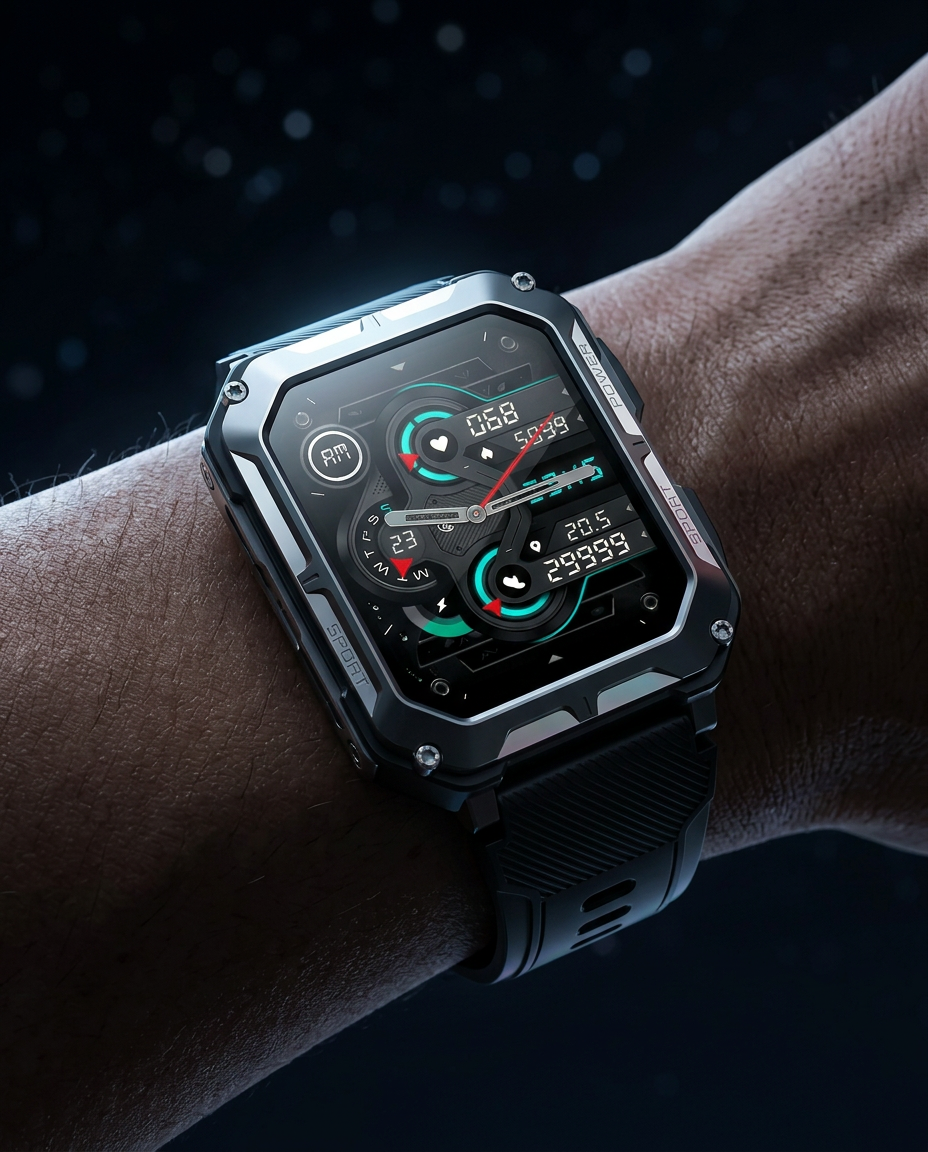 Rugged Smart Watch | Outdoor Tactical Sport Smartwatch