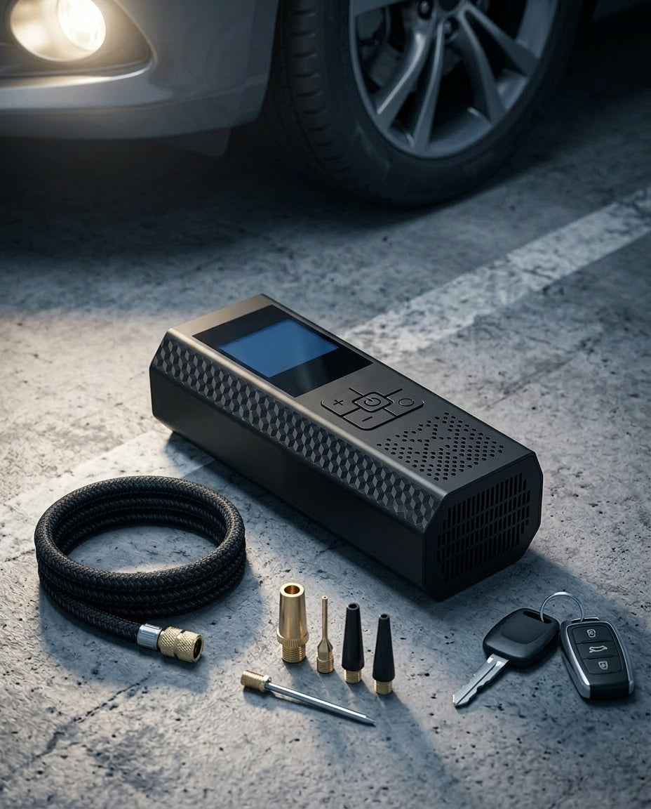 Cordless Tyre Inflator | 150 PSI Auto Shut-Off Pump