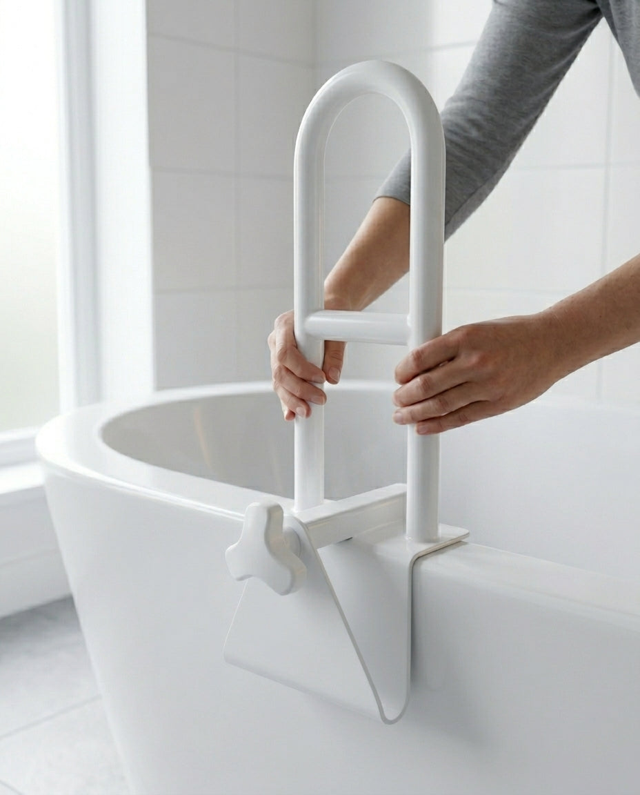 Bathtub Grab Bar for Elderly & Disabled | SafeStep Rail