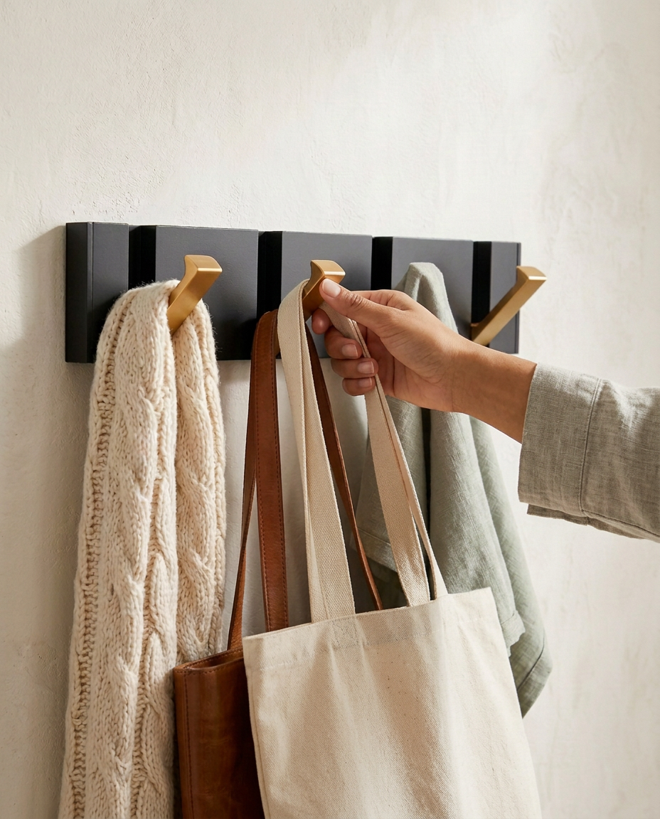 Foldable Wall Hook | Minimalist Stainless Steel Coat Hook